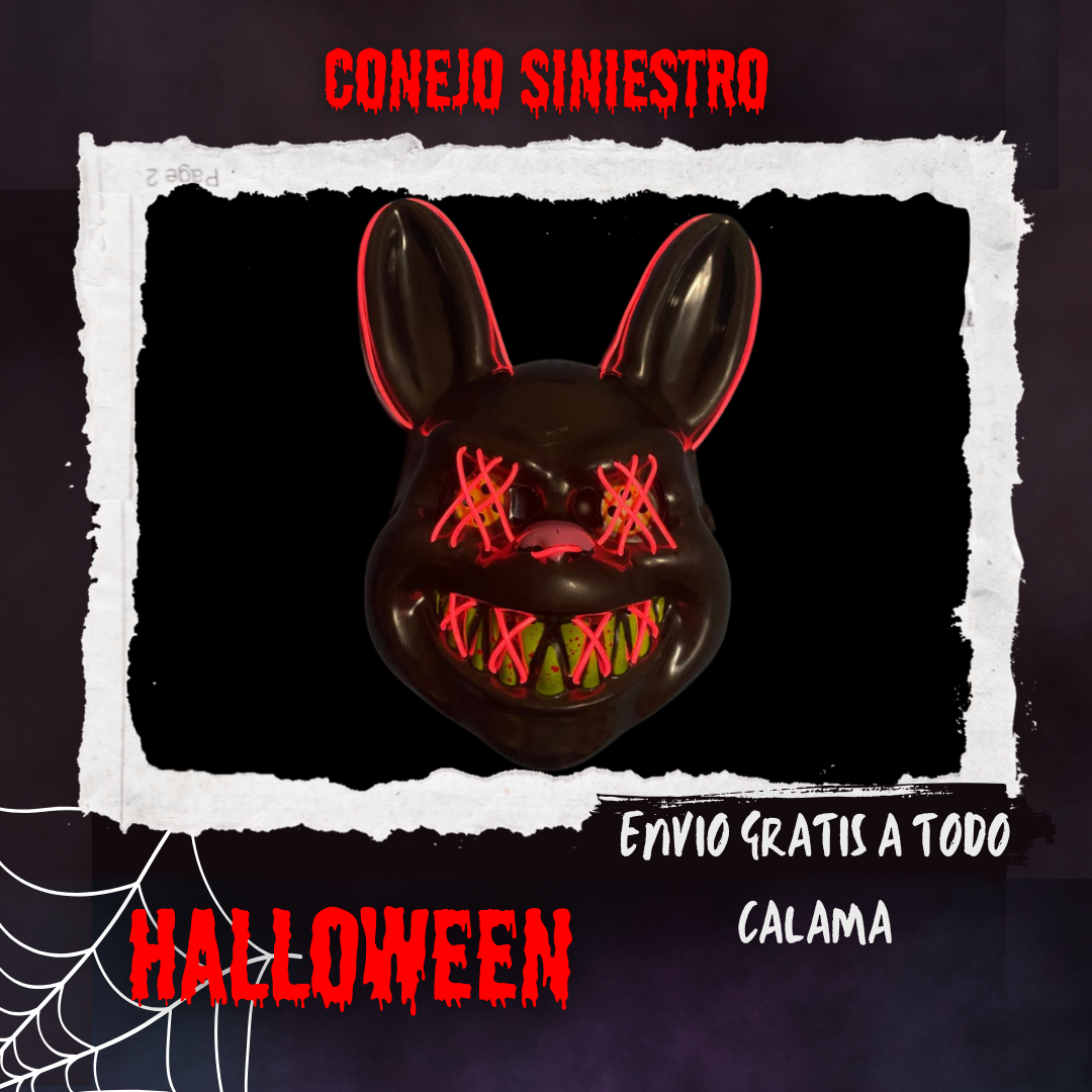 MASCARAS DE HALLOWEEN LED