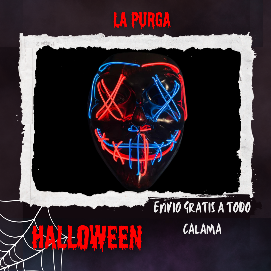 MASCARAS DE HALLOWEEN LED